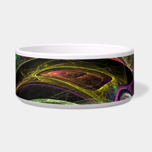 Écuelle OEil aux yeux Abstrait Art Chien Bowl