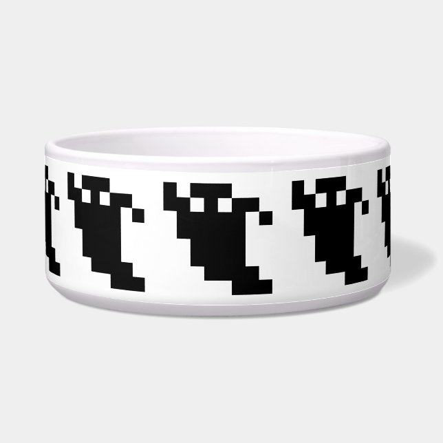Écuelle Ombre fantôme de 8 bits Pixel (Devant)