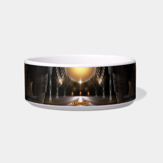 Écuelle Orbe D'Acrellis Fractal Art Pet Bowl