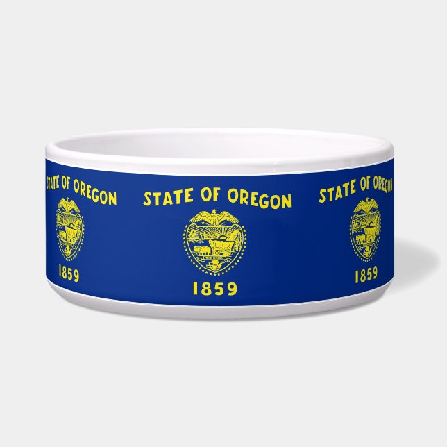 Écuelle Oregon State Flag Pet Bowl (Gauche)