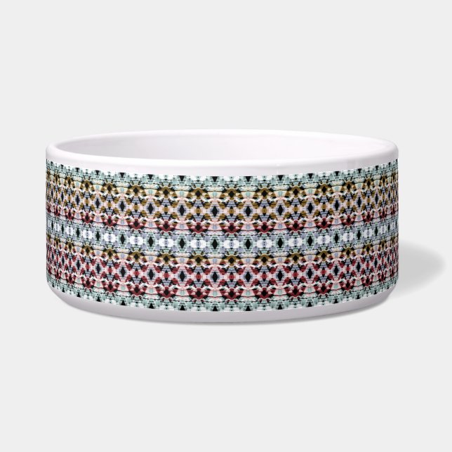 Écuelle Ornement ethnique. Ikat. (Devant)