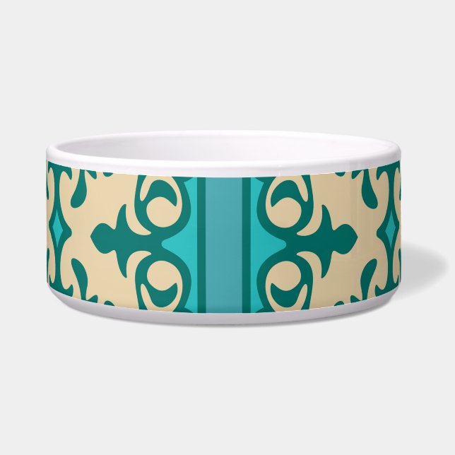 Écuelle Ornement floral : Moderne à la mode sans couture (Devant)