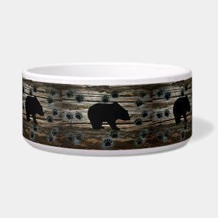 Écuelle Ours Noir Ours Noir Pâtes Bois Rustique