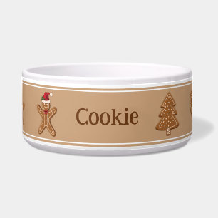 Écuelle Pain D'Épice Brown Cookies De Noël Avec Un Nom