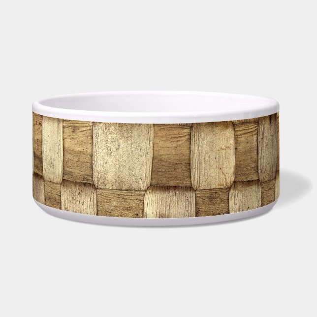 Écuelle Panier d'artisanat Texture sans couture (Devant)