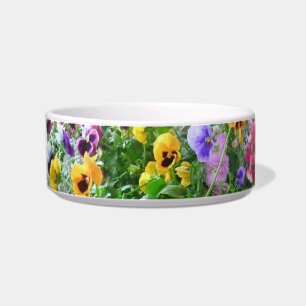 Écuelle Pansies Panoramiques Pet Etc Bowl