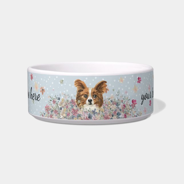 Écuelle Papillon Chien aux pattes (Devant)
