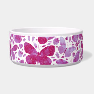 Écuelle Papillons Aquarelle Magenta Pink Bowl