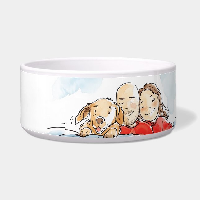 Écuelle Parents de chiens (Gauche)