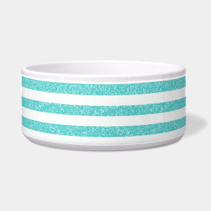 Écuelle Parties scintillant étincelante Stripes Chien Bowl