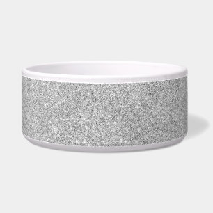 Écuelle Parties scintillantes argentées élégantes