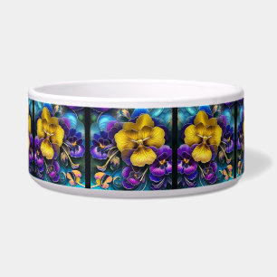 Écuelle Patch de Pansy Gold et Purple