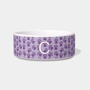 Écuelle Pawprints pourpres Monogram Chien