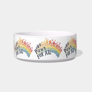 Écuelle Paws for All - Rainbow Empreinte de patte Unity