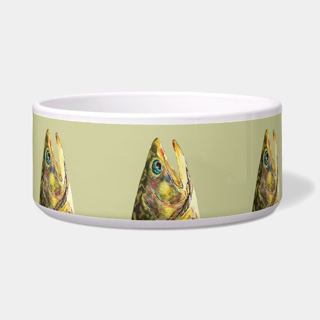 Écuelle Pêcheur de truite de Brook (Devant)