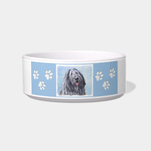 Écuelle Peinture Bergamasco Sheepdog - Chien original mign