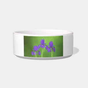 Écuelle Peinture Iris Violet - Art Fleur Originale