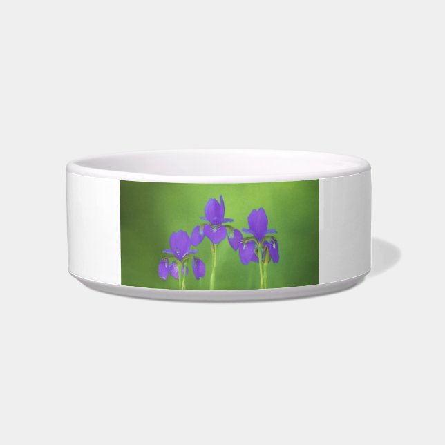 Écuelle Peinture Iris Violet - Art Fleur Originale (Droite)