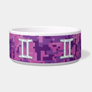 Écuelle Perle comme Gemini Zodiac Symbole Camouflage numér