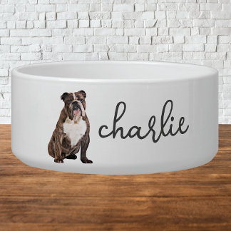 Écuelle Personnalisé Anglais Bulldog Food