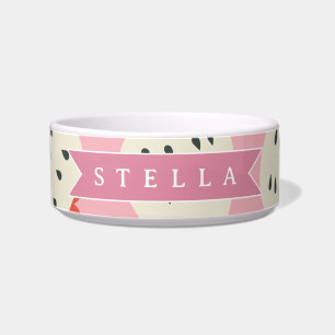 Écuelle Personnalisé Rose Fruité Nom Féminin Mignon