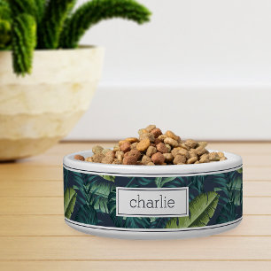 Écuelle Personnalisé Tropical Botanique Feuille Motif anim