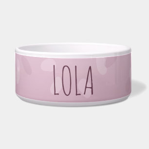 Écuelle Personnaliser le dégradé d'ombre rose chic