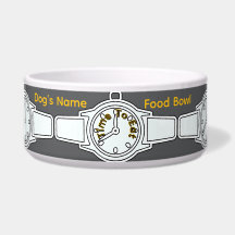 Personnaliser le nom du chien Il est temps de mang