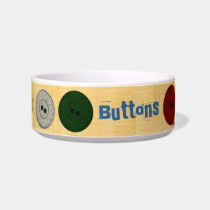 Écuelle Personnalisez le bol à boutons de votre chat