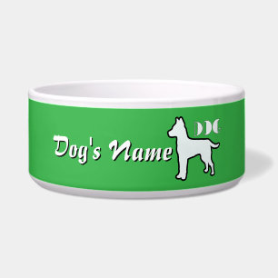 Écuelle Personnalisez le logo du CHIEN Bright Green Large