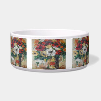 Écuelle Pet Bowl Ann Hayes Peinture Fleur Mélange Delight