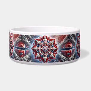 Écuelle Pet Bowl avec des couleurs norvégiennes Résumé Des