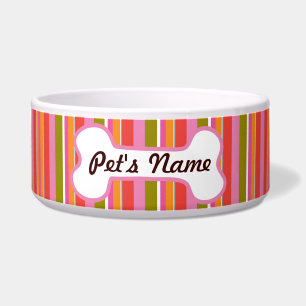 Écuelle Pet Bowl avec os personnalisé
