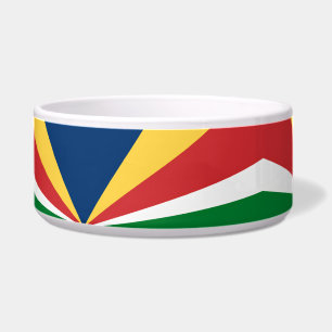 Écuelle Pet Bowl avec Seychelles Colors Design abstrait