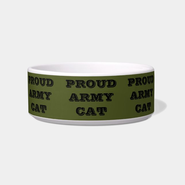 Écuelle Pet Bowl Fière Armée Chat (Devant)