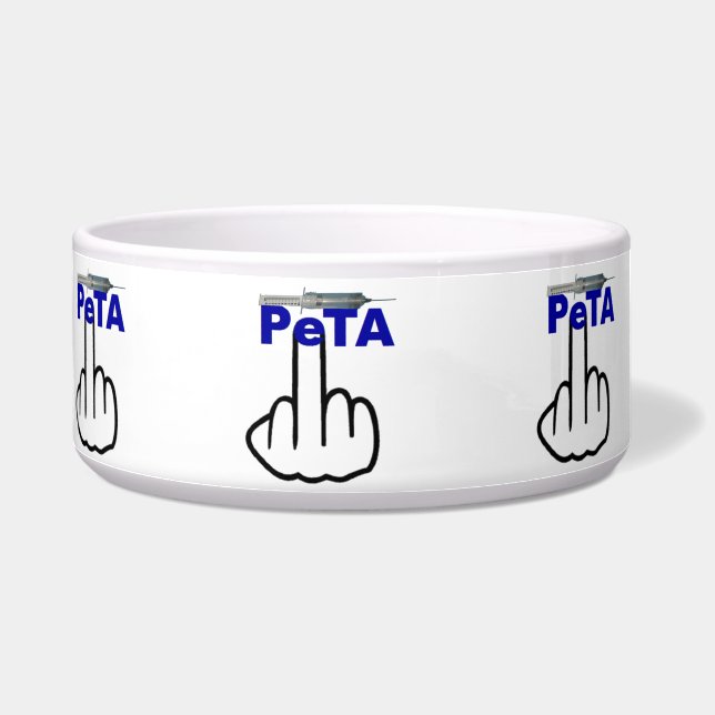 Écuelle Pet Bowl Peta flip (Gauche)