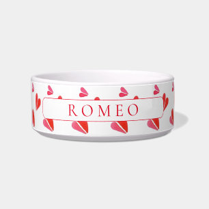 Écuelle PET LOVE Céramique Pet Bowl / Coeurs