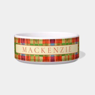 Écuelle PET LOVE Céramique Pet Bowl / Mac Rae Tartan