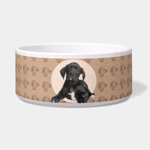 Écuelle Photo et nom personnalisés Great Dane Dog Bowl