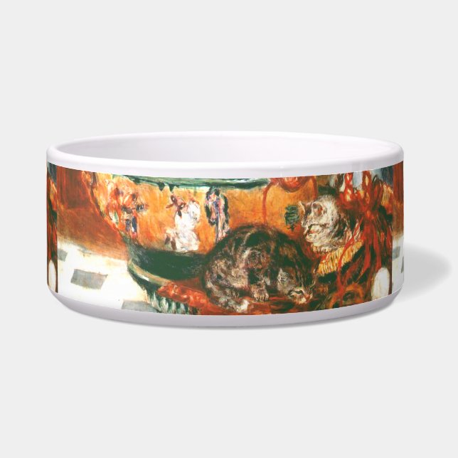 Écuelle Pierre-Auguste Renoir Géraniums et chats   (Devant)