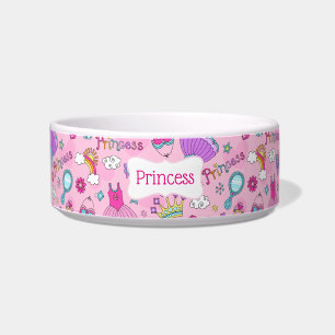 Écuelle Pink Pup Princess Pet Bowl