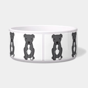 Écuelle Pitbull Terrier américain (oreilles naturelles)