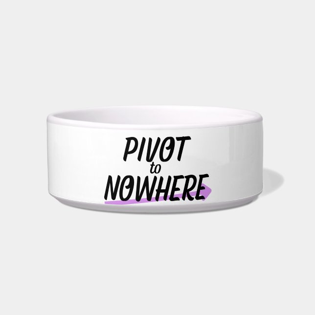 Écuelle Pivot to Nowhere | Bol en céramique moderne pour a (Devant)
