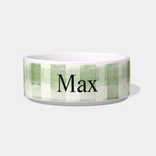 Écuelle Plaid à la crème verte de la ferme