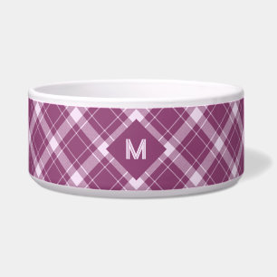 Écuelle Plaid Monogramme personnalisé / Motif Tartan