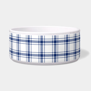 Écuelle Plaid naval bleu et blanc