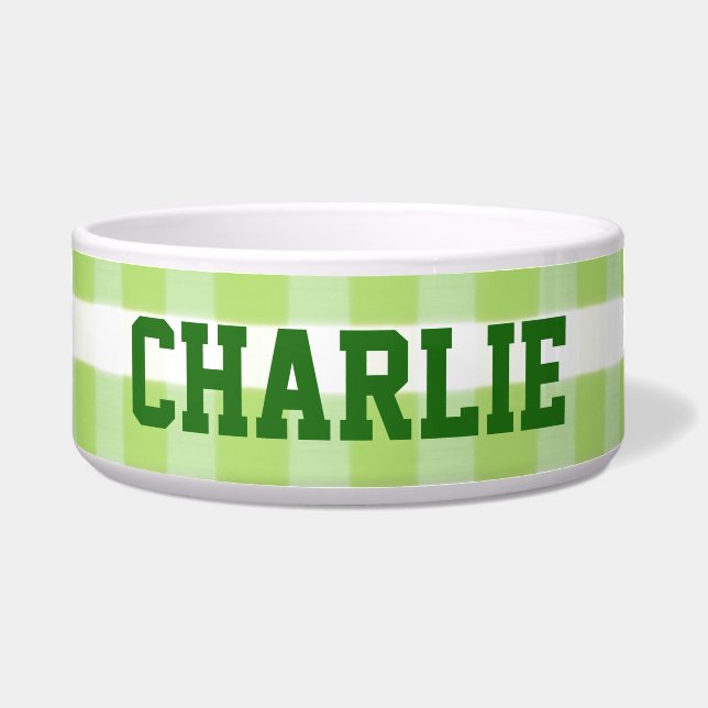 Écuelle Plaid vert (Devant)