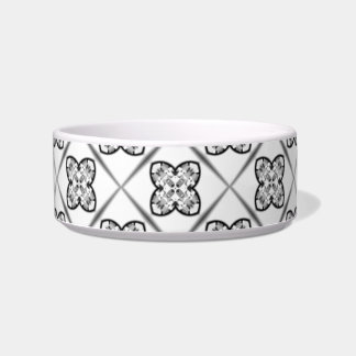 Écuelle Plaque de diamant Abstraite pour chat ou chien pou