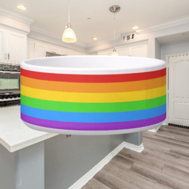 Écuelle Plaques de fierté : drapeau arc-en-ciel (Créateur téléchargé)