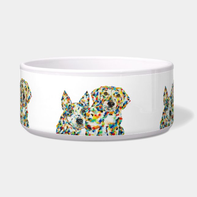 Écuelle Plott Hound et Australian Shepherd Dog Bowl (Devant)